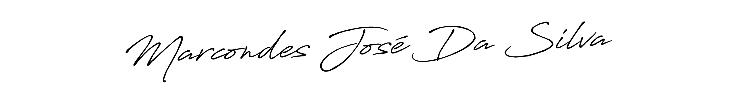 Marcondes José Da Silva stylish signature style. Best Handwritten Sign (Antro_Vectra_Bolder) for my name. Handwritten Signature Collection Ideas for my name Marcondes José Da Silva. Marcondes José Da Silva signature style 7 images and pictures png