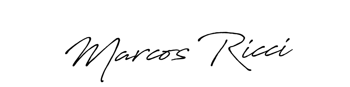 The best way (Antro_Vectra_Bolder) to make a short signature is to pick only two or three words in your name. The name Marcos Ricci include a total of six letters. For converting this name. Marcos Ricci signature style 7 images and pictures png