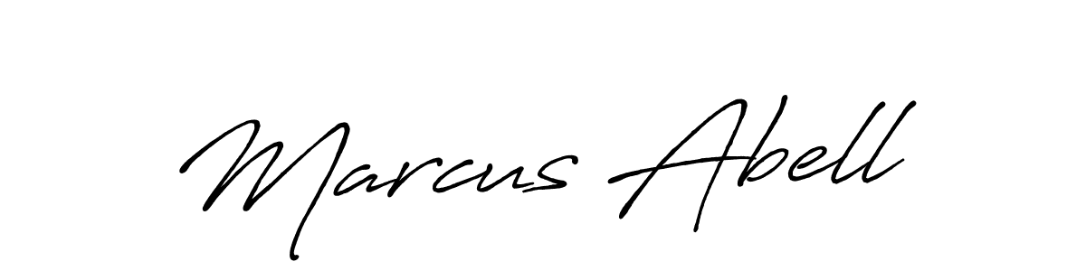 Marcus Abell stylish signature style. Best Handwritten Sign (Antro_Vectra_Bolder) for my name. Handwritten Signature Collection Ideas for my name Marcus Abell. Marcus Abell signature style 7 images and pictures png
