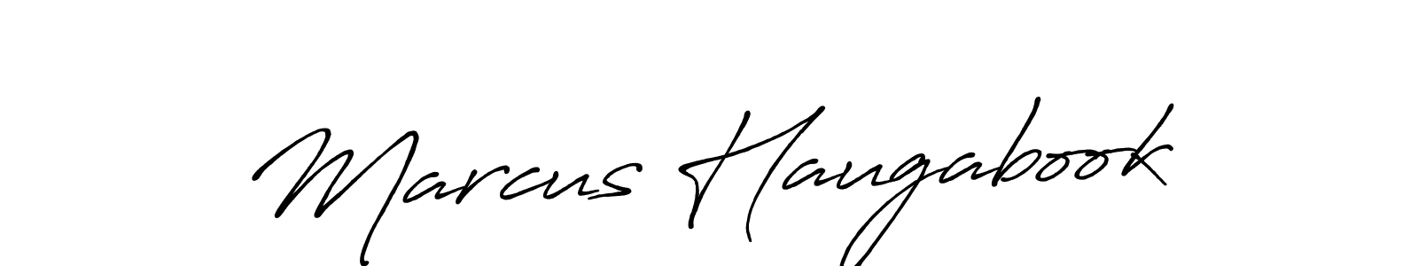 The best way (Antro_Vectra_Bolder) to make a short signature is to pick only two or three words in your name. The name Marcus Haugabook include a total of six letters. For converting this name. Marcus Haugabook signature style 7 images and pictures png