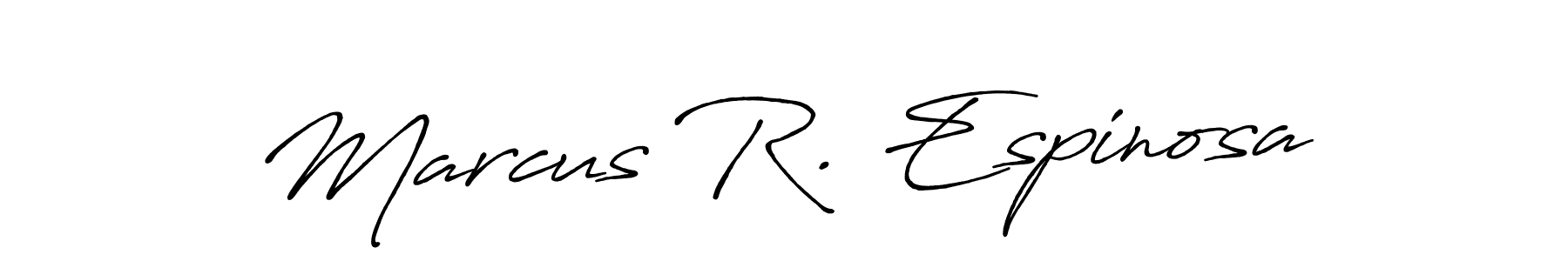 Also we have Marcus R. Espinosa name is the best signature style. Create professional handwritten signature collection using Antro_Vectra_Bolder autograph style. Marcus R. Espinosa signature style 7 images and pictures png