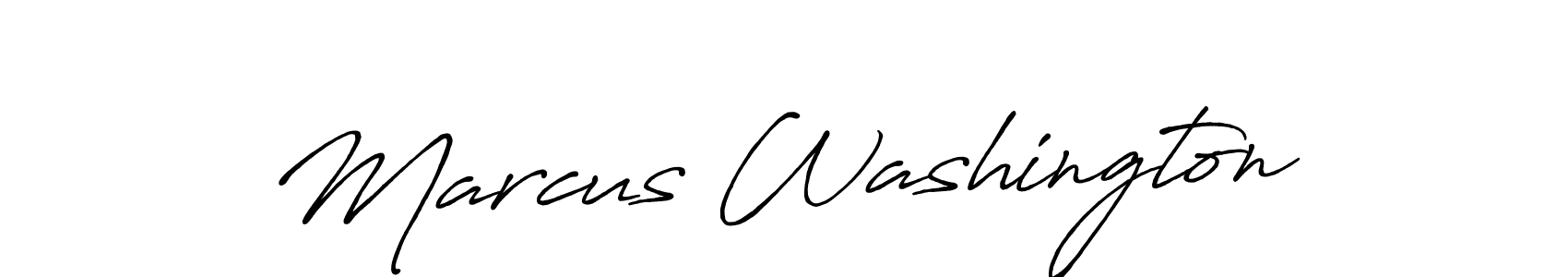 Create a beautiful signature design for name Marcus Washington. With this signature (Antro_Vectra_Bolder) fonts, you can make a handwritten signature for free. Marcus Washington signature style 7 images and pictures png