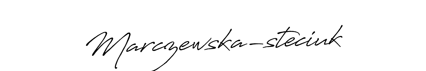 Make a short Marczewska-steciuk signature style. Manage your documents anywhere anytime using Antro_Vectra_Bolder. Create and add eSignatures, submit forms, share and send files easily. Marczewska-steciuk signature style 7 images and pictures png