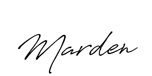 How to make Marden signature? Antro_Vectra_Bolder is a professional autograph style. Create handwritten signature for Marden name. Marden signature style 7 images and pictures png