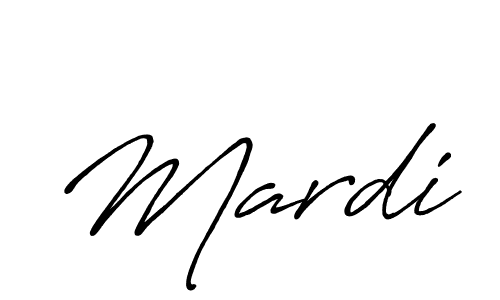 Mardi stylish signature style. Best Handwritten Sign (Antro_Vectra_Bolder) for my name. Handwritten Signature Collection Ideas for my name Mardi. Mardi signature style 7 images and pictures png