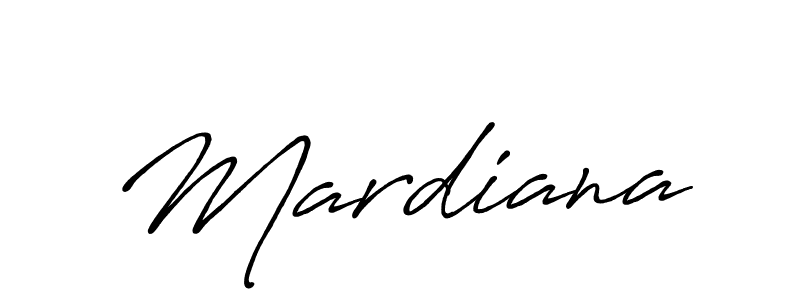 It looks lik you need a new signature style for name Mardiana. Design unique handwritten (Antro_Vectra_Bolder) signature with our free signature maker in just a few clicks. Mardiana signature style 7 images and pictures png