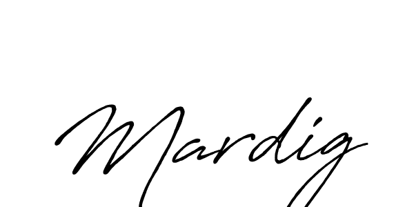 The best way (Antro_Vectra_Bolder) to make a short signature is to pick only two or three words in your name. The name Mardig include a total of six letters. For converting this name. Mardig signature style 7 images and pictures png