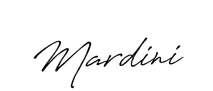 Use a signature maker to create a handwritten signature online. With this signature software, you can design (Antro_Vectra_Bolder) your own signature for name Mardini. Mardini signature style 7 images and pictures png