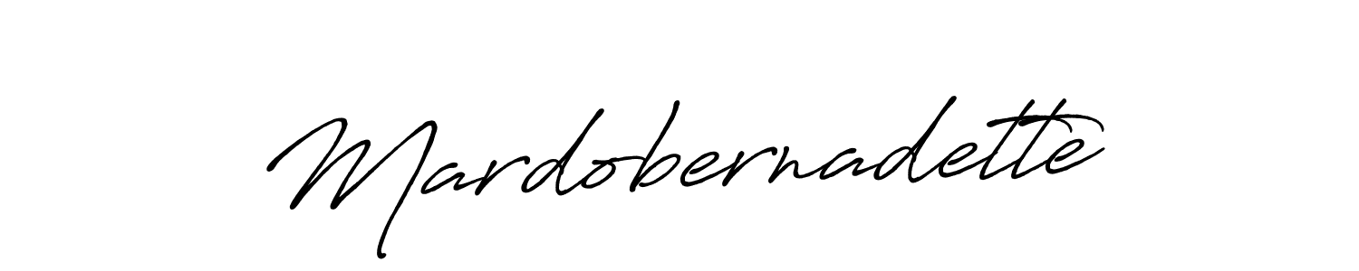 Make a beautiful signature design for name Mardobernadette. With this signature (Antro_Vectra_Bolder) style, you can create a handwritten signature for free. Mardobernadette signature style 7 images and pictures png