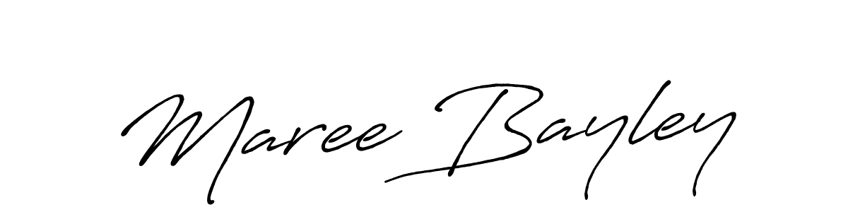 Make a beautiful signature design for name Maree Bayley. Use this online signature maker to create a handwritten signature for free. Maree Bayley signature style 7 images and pictures png