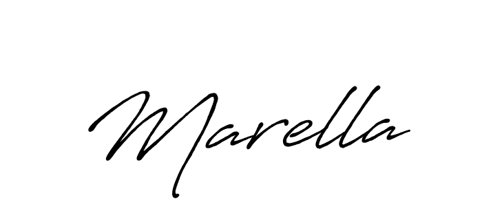 Use a signature maker to create a handwritten signature online. With this signature software, you can design (Antro_Vectra_Bolder) your own signature for name Marella. Marella signature style 7 images and pictures png