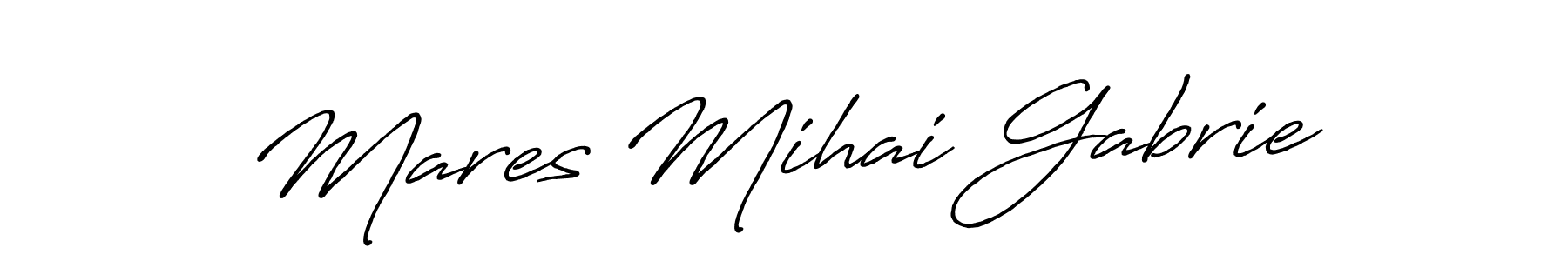 How to make Mares Mihai Gabrie signature? Antro_Vectra_Bolder is a professional autograph style. Create handwritten signature for Mares Mihai Gabrie name. Mares Mihai Gabrie signature style 7 images and pictures png