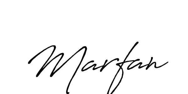 Use a signature maker to create a handwritten signature online. With this signature software, you can design (Antro_Vectra_Bolder) your own signature for name Marfan. Marfan signature style 7 images and pictures png