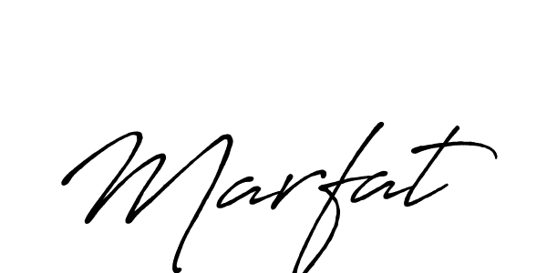 Design your own signature with our free online signature maker. With this signature software, you can create a handwritten (Antro_Vectra_Bolder) signature for name Marfat. Marfat signature style 7 images and pictures png