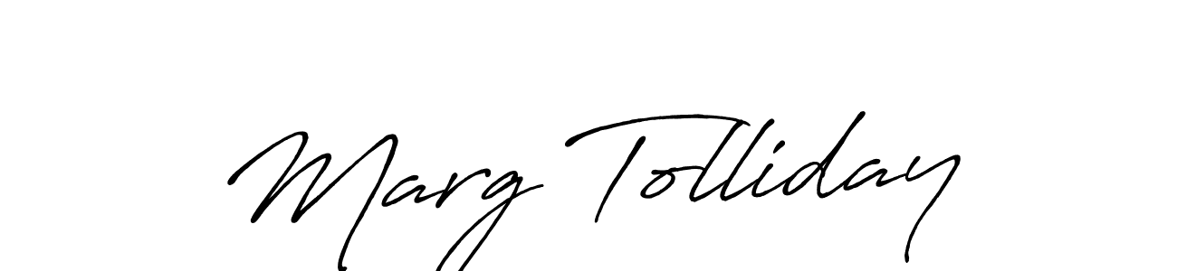 This is the best signature style for the Marg Tolliday name. Also you like these signature font (Antro_Vectra_Bolder). Mix name signature. Marg Tolliday signature style 7 images and pictures png