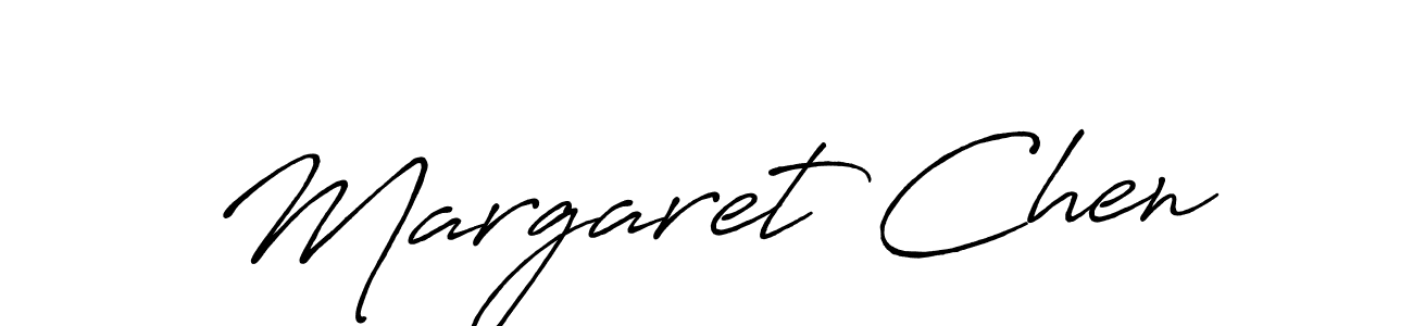 You should practise on your own different ways (Antro_Vectra_Bolder) to write your name (Margaret Chen) in signature. don't let someone else do it for you. Margaret Chen signature style 7 images and pictures png