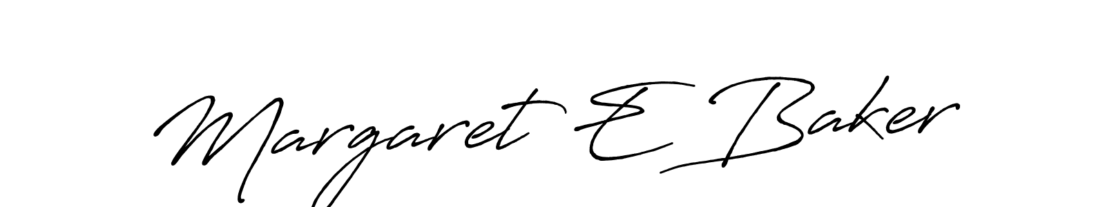 if you are searching for the best signature style for your name Margaret E Baker. so please give up your signature search. here we have designed multiple signature styles  using Antro_Vectra_Bolder. Margaret E Baker signature style 7 images and pictures png