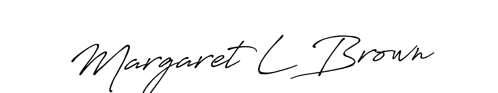 Also You can easily find your signature by using the search form. We will create Margaret L Brown name handwritten signature images for you free of cost using Antro_Vectra_Bolder sign style. Margaret L Brown signature style 7 images and pictures png