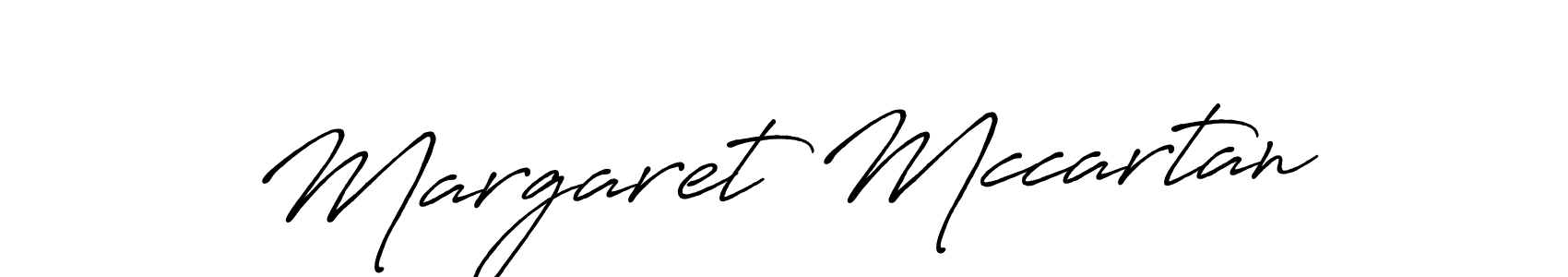 Make a beautiful signature design for name Margaret Mccartan. With this signature (Antro_Vectra_Bolder) style, you can create a handwritten signature for free. Margaret Mccartan signature style 7 images and pictures png