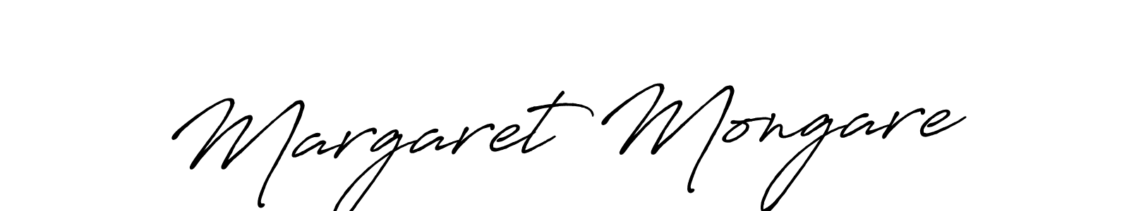 Also we have Margaret Mongare name is the best signature style. Create professional handwritten signature collection using Antro_Vectra_Bolder autograph style. Margaret Mongare signature style 7 images and pictures png