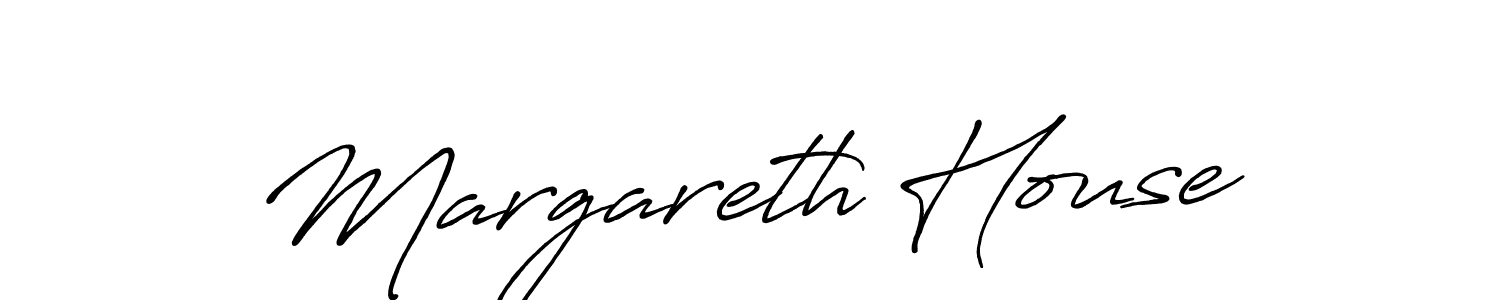 The best way (Antro_Vectra_Bolder) to make a short signature is to pick only two or three words in your name. The name Margareth House include a total of six letters. For converting this name. Margareth House signature style 7 images and pictures png