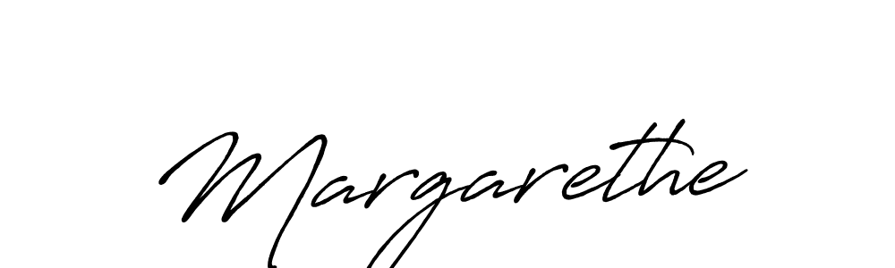 You should practise on your own different ways (Antro_Vectra_Bolder) to write your name (Margarethe) in signature. don't let someone else do it for you. Margarethe signature style 7 images and pictures png