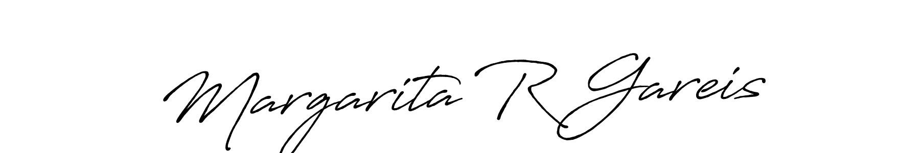 Antro_Vectra_Bolder is a professional signature style that is perfect for those who want to add a touch of class to their signature. It is also a great choice for those who want to make their signature more unique. Get Margarita R Gareis name to fancy signature for free. Margarita R Gareis signature style 7 images and pictures png
