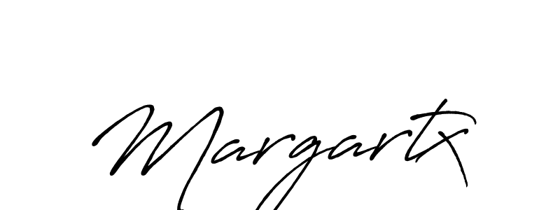 How to make Margartx name signature. Use Antro_Vectra_Bolder style for creating short signs online. This is the latest handwritten sign. Margartx signature style 7 images and pictures png