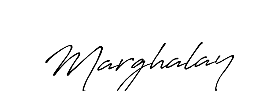 How to make Marghalay name signature. Use Antro_Vectra_Bolder style for creating short signs online. This is the latest handwritten sign. Marghalay signature style 7 images and pictures png