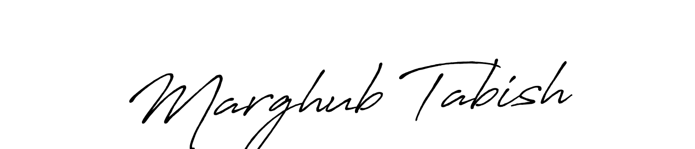 Also You can easily find your signature by using the search form. We will create Marghub Tabish name handwritten signature images for you free of cost using Antro_Vectra_Bolder sign style. Marghub Tabish signature style 7 images and pictures png
