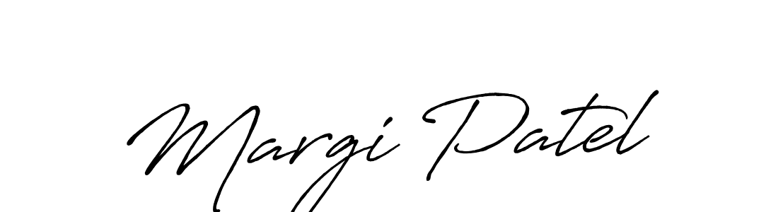 Use a signature maker to create a handwritten signature online. With this signature software, you can design (Antro_Vectra_Bolder) your own signature for name Margi Patel. Margi Patel signature style 7 images and pictures png