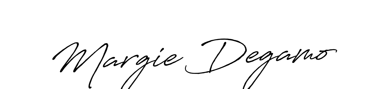Also we have Margie Degamo name is the best signature style. Create professional handwritten signature collection using Antro_Vectra_Bolder autograph style. Margie Degamo signature style 7 images and pictures png