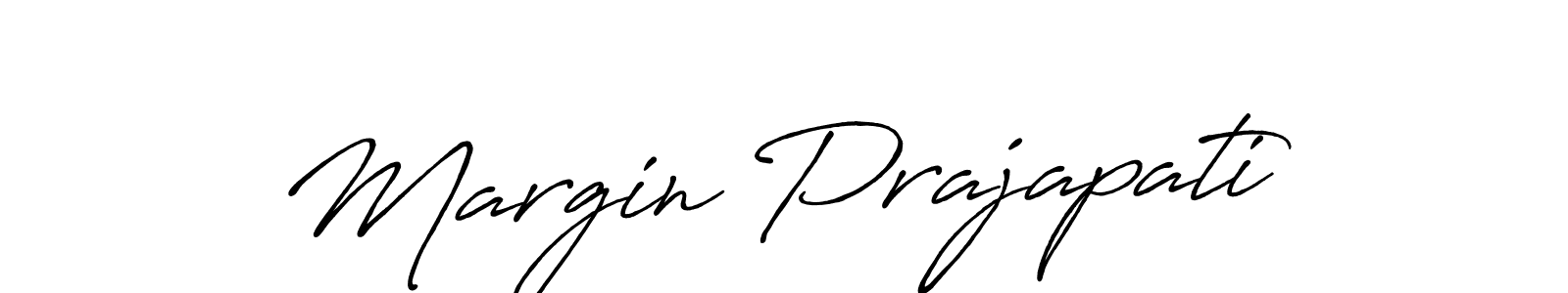 How to make Margin Prajapati signature? Antro_Vectra_Bolder is a professional autograph style. Create handwritten signature for Margin Prajapati name. Margin Prajapati signature style 7 images and pictures png