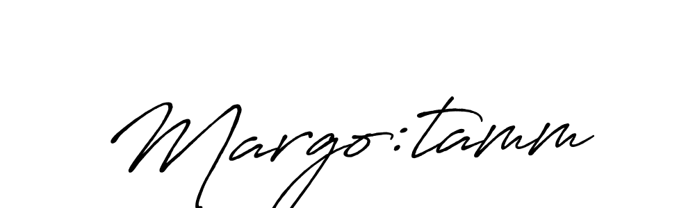 Create a beautiful signature design for name Margo:tamm. With this signature (Antro_Vectra_Bolder) fonts, you can make a handwritten signature for free. Margo:tamm signature style 7 images and pictures png