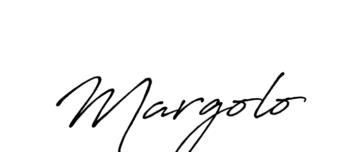 You should practise on your own different ways (Antro_Vectra_Bolder) to write your name (Margolo) in signature. don't let someone else do it for you. Margolo signature style 7 images and pictures png