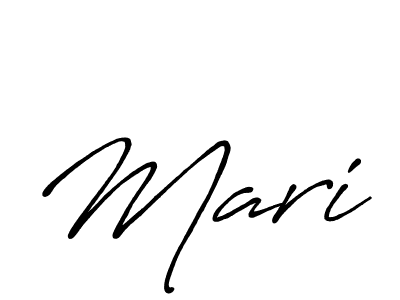 How to make Mari name signature. Use Antro_Vectra_Bolder style for creating short signs online. This is the latest handwritten sign. Mari signature style 7 images and pictures png