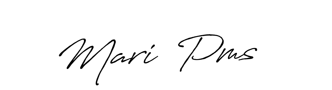 Design your own signature with our free online signature maker. With this signature software, you can create a handwritten (Antro_Vectra_Bolder) signature for name Mari  Pms  . Mari  Pms   signature style 7 images and pictures png