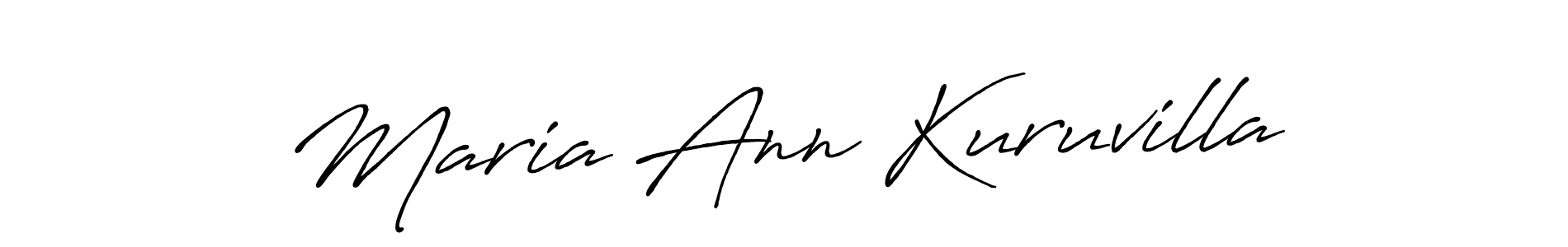 Use a signature maker to create a handwritten signature online. With this signature software, you can design (Antro_Vectra_Bolder) your own signature for name Maria Ann Kuruvilla. Maria Ann Kuruvilla signature style 7 images and pictures png