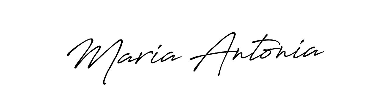 It looks lik you need a new signature style for name Maria Antonia. Design unique handwritten (Antro_Vectra_Bolder) signature with our free signature maker in just a few clicks. Maria Antonia signature style 7 images and pictures png