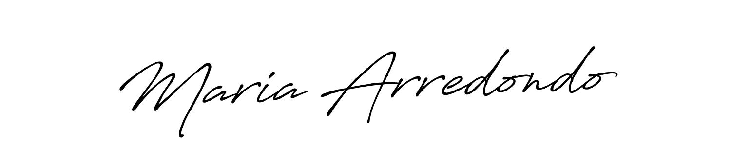 Design your own signature with our free online signature maker. With this signature software, you can create a handwritten (Antro_Vectra_Bolder) signature for name Maria Arredondo. Maria Arredondo signature style 7 images and pictures png