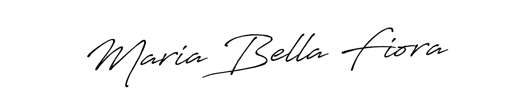 Once you've used our free online signature maker to create your best signature Antro_Vectra_Bolder style, it's time to enjoy all of the benefits that Maria Bella Fiora name signing documents. Maria Bella Fiora signature style 7 images and pictures png