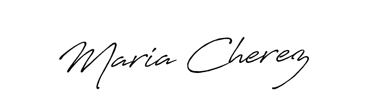 How to Draw Maria Cherez signature style? Antro_Vectra_Bolder is a latest design signature styles for name Maria Cherez. Maria Cherez signature style 7 images and pictures png