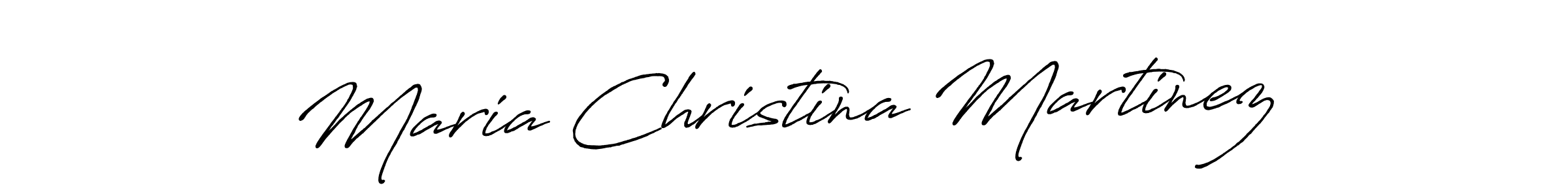 It looks lik you need a new signature style for name Maria Christina Martinez. Design unique handwritten (Antro_Vectra_Bolder) signature with our free signature maker in just a few clicks. Maria Christina Martinez signature style 7 images and pictures png