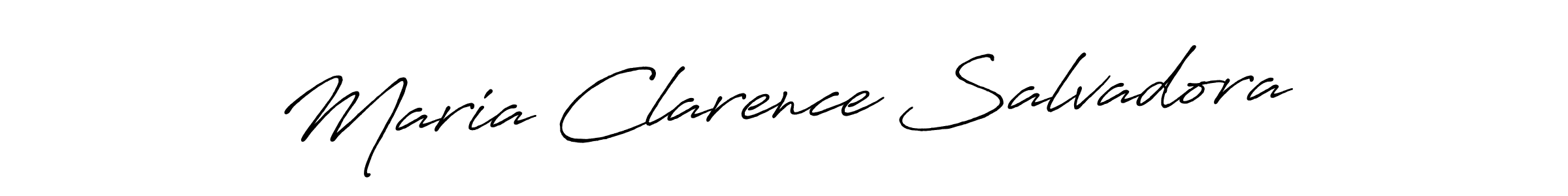 You can use this online signature creator to create a handwritten signature for the name Maria Clarence Salvadora. This is the best online autograph maker. Maria Clarence Salvadora signature style 7 images and pictures png