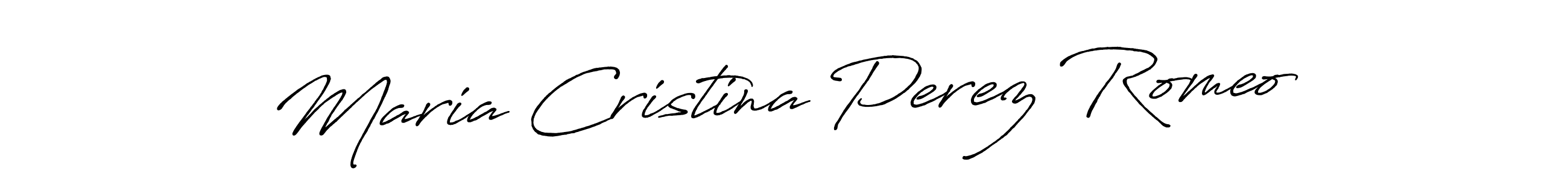 Use a signature maker to create a handwritten signature online. With this signature software, you can design (Antro_Vectra_Bolder) your own signature for name Maria Cristina Perez Romeo. Maria Cristina Perez Romeo signature style 7 images and pictures png