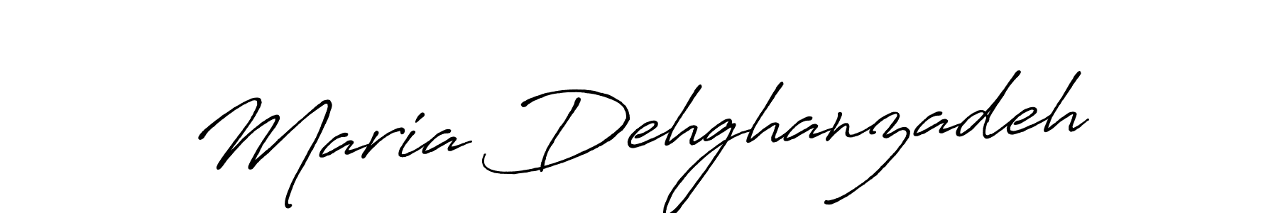 Maria Dehghanzadeh stylish signature style. Best Handwritten Sign (Antro_Vectra_Bolder) for my name. Handwritten Signature Collection Ideas for my name Maria Dehghanzadeh. Maria Dehghanzadeh signature style 7 images and pictures png