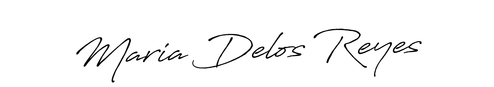 Use a signature maker to create a handwritten signature online. With this signature software, you can design (Antro_Vectra_Bolder) your own signature for name Maria Delos Reyes. Maria Delos Reyes signature style 7 images and pictures png