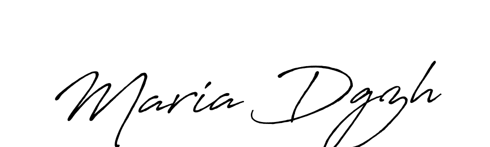 Maria Dgzh stylish signature style. Best Handwritten Sign (Antro_Vectra_Bolder) for my name. Handwritten Signature Collection Ideas for my name Maria Dgzh. Maria Dgzh signature style 7 images and pictures png