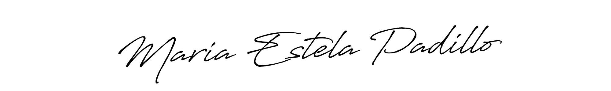 Also we have Maria Estela Padillo name is the best signature style. Create professional handwritten signature collection using Antro_Vectra_Bolder autograph style. Maria Estela Padillo signature style 7 images and pictures png