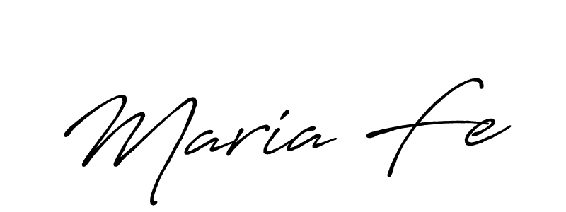 Also we have Maria Fe name is the best signature style. Create professional handwritten signature collection using Antro_Vectra_Bolder autograph style. Maria Fe signature style 7 images and pictures png